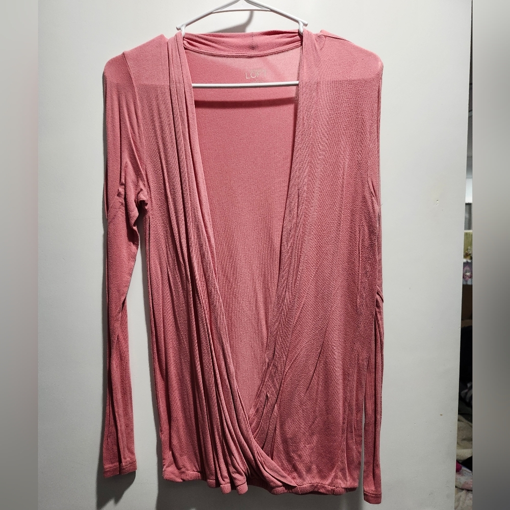 LOFT Long sleeve layer shirt